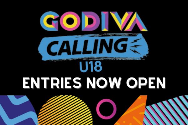godiva calling logo and words entries now open