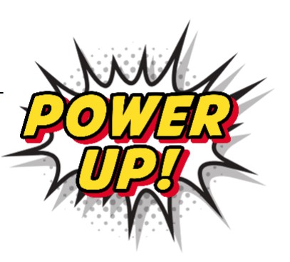 powers up logo
