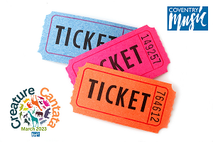 image of colourful admission tickets