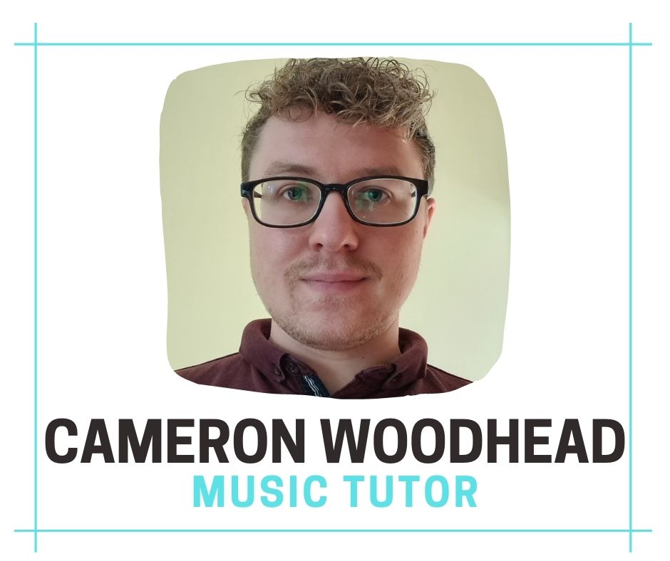 Photo of Cameron Woodhead and job title